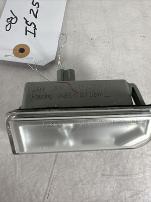 06-13 Lexus Is250 Is350 License Plate Lamp Assy left driver Oem light