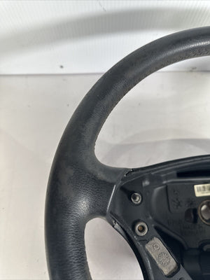 2003 Mercedes C240 4 Spoke Steering Wheel Leather Black OEM