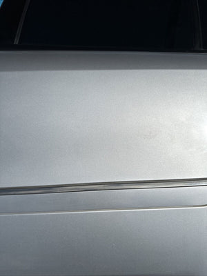 07-12 MERCEDES GL450 PASSENGER LEFT REAR DOOR SILVER