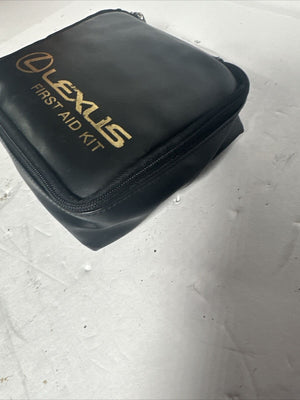 Lexus First Aid Medical Kit w/Soft Case OEM Genuine Factory Original Black/Gold