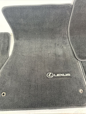 OEM 2001-2003 Lexus LS430 Floor Mat Set Black Carpet Front Rear Pair 01-03