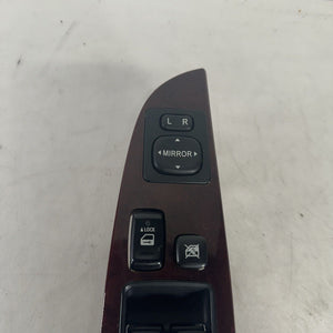 2006-2008 Lexus IS250 IS350 DRIVER LEFT FRONT MASTER WINDOW SWITCH RED WOOD OEM