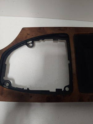 08-10 BMW E60 535i CENTER SHIFT TRIM BEZEL WOODGRAIN OEM USED 6974697