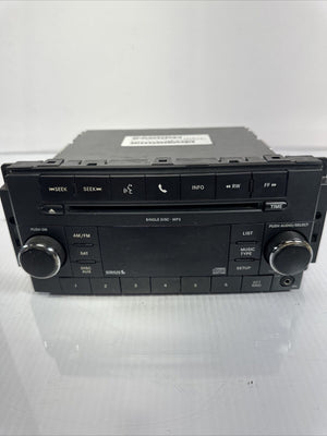 DODGE JEEP CHRYSLER RES RADIO RECEIVER AM FM MP3 CD SATELLITE SIRIUS BLUETOOTH