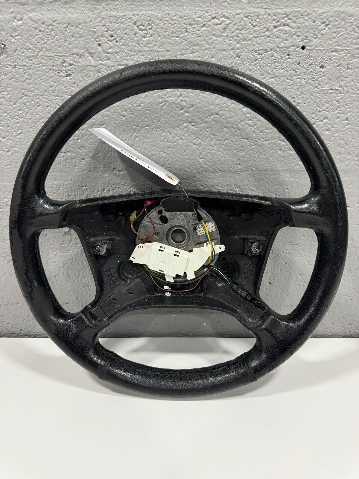 2000-06 BMW X5 E53 OEM Steering Wheel Black Leather Black 6751179