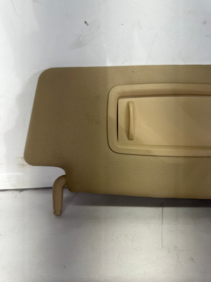 2011-2013 BMW X5 Passenger Right Side Sun Visor (Tan) OEM 51-16-7-278-575