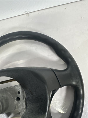 2003 - 2005 Honda Civic Leather Steering Wheel (OEM) Black w/ Cruise Control