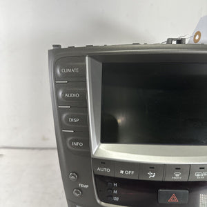 06-09 LEXUS IS350 IS250 FRONT NAVIGATION RADIO GPS STEREO HEADUNIT SCREEN NICE!