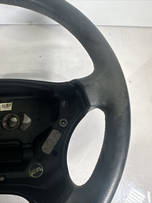 2003 Mercedes C240 4 Spoke Steering Wheel Leather Black OEM