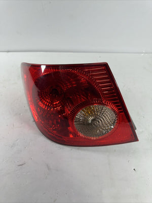 2005-2008 Toyota Corolla Passenger Left LH Side Halogen Tail Light OEM