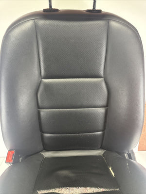 2013 MERCEDES BENZ C300 FRONT SEAT LEFT DRIVER BLACK LEATHER COMPLETE OEM