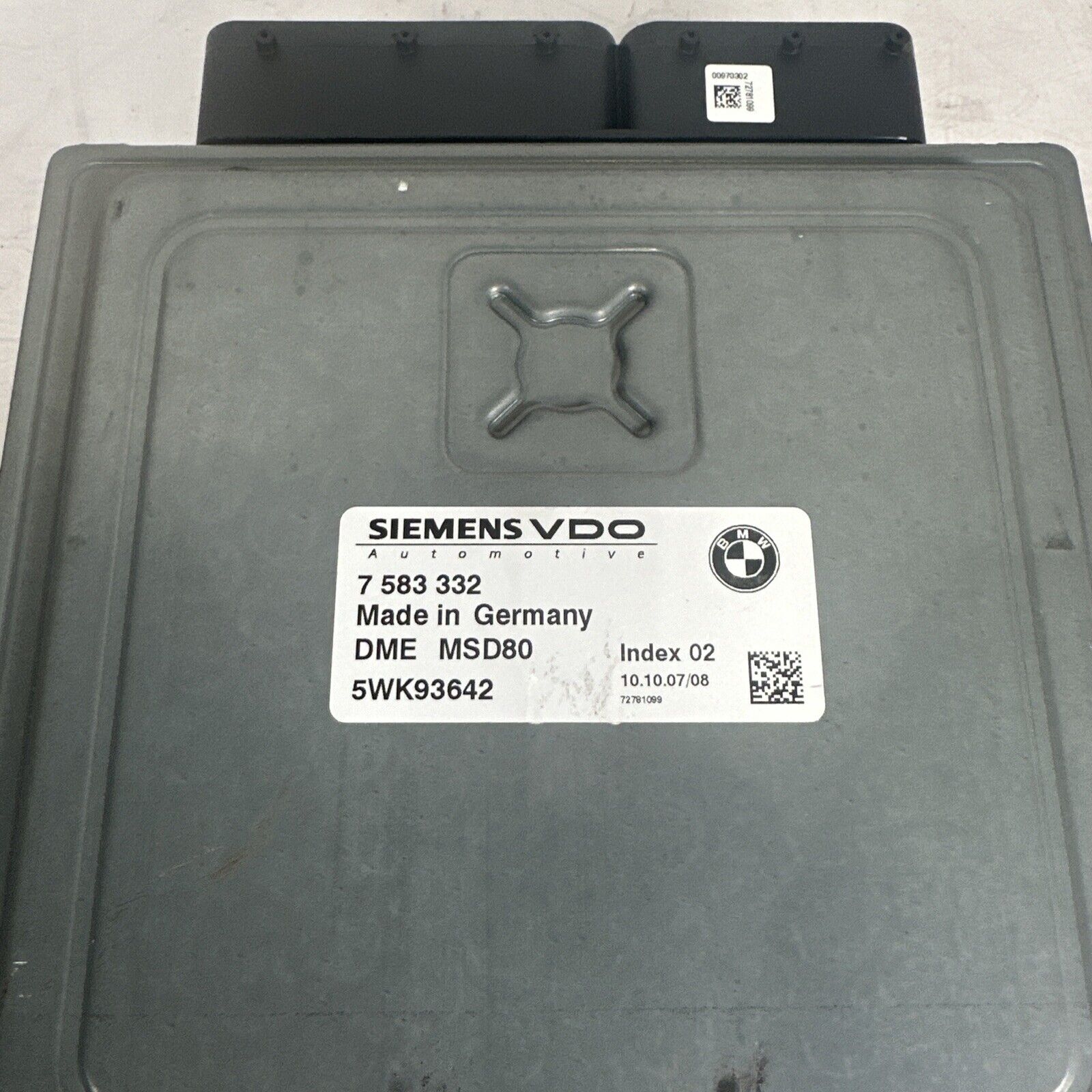 BMW 535i Engine Control Module Computer PCM ECM MSD80 OEM 2008 - 2010