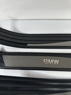 BMW DOOR SILL SCUFF ENTRANCE COVER SET FRONT REAR LEFT RIGHT E60 5 SERIES 04-10