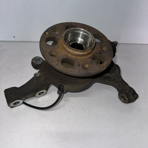 2008-2014 mercedes w204 c300 4MATIC AWD front driver left spindle knuckle hub