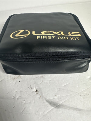 Lexus First Aid Medical Kit w/Soft Case OEM Genuine Factory Original Black/Gold