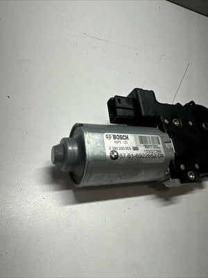 04-10 BMW E61 E70 X5 E83 X3 SUNROOF MOTOR DRIVE UNIT 6922652 OEM BOSCH 12V