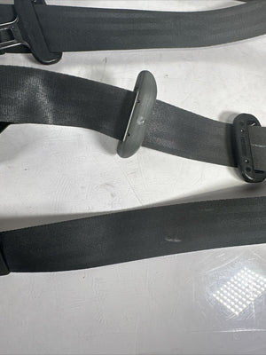 2003-2005 Honda Civic Coupe Front L/R Seat Belt Outer Set Gray OEM