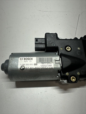 04-10 BMW E61 E70 X5 E83 X3 SUNROOF MOTOR DRIVE UNIT 6922652 OEM BOSCH 12V