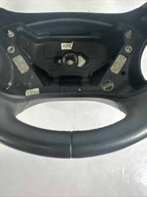 2003 Mercedes C240 4 Spoke Steering Wheel Leather Black OEM