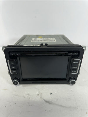 VOLKSWAGEN JETTA NAVIGATION STEREO SCREEN MONITOR OEM (2012)