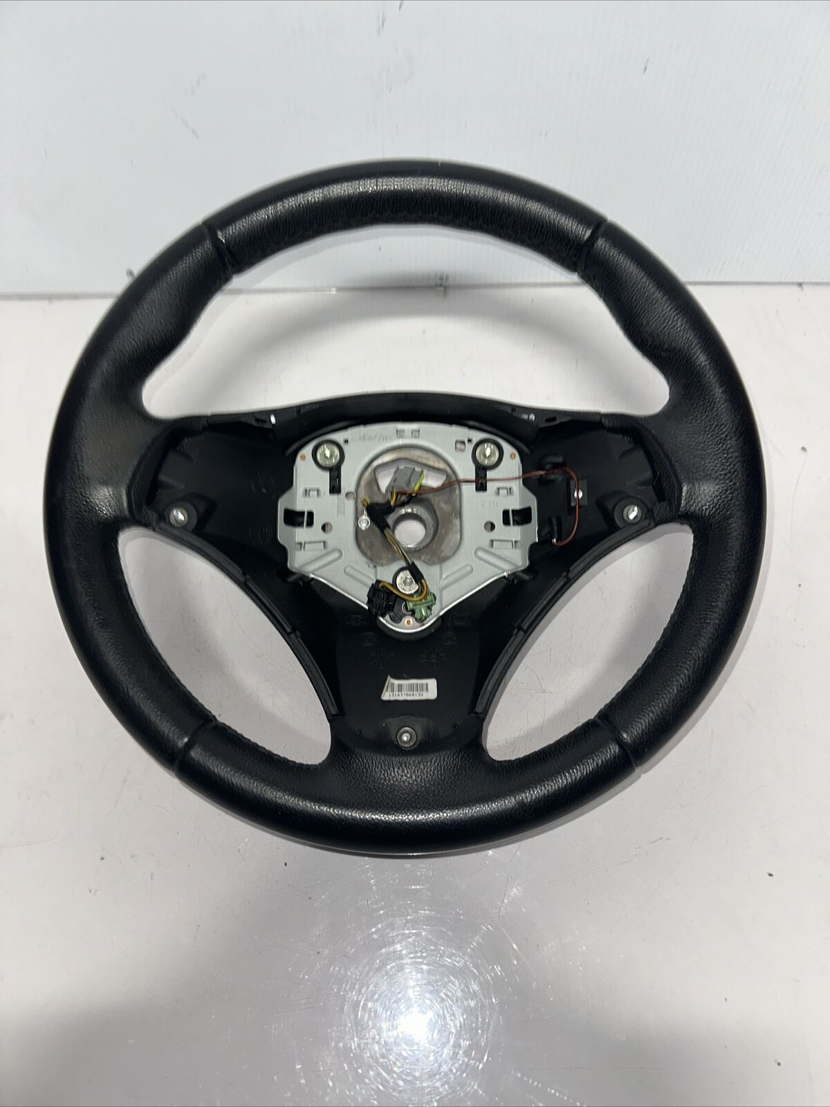 2008 OEM BMW 335i Steering Wheel Black LEATHER