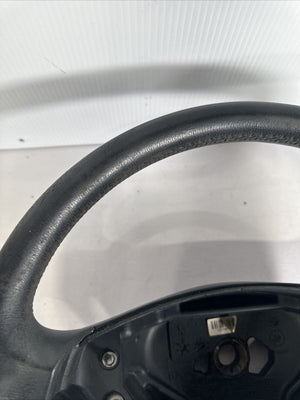 2003 Mercedes C240 4 Spoke Steering Wheel Leather Black OEM