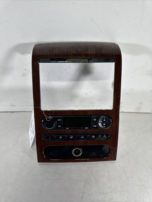 2005 2006 2007 Ford F150 F-150 Lariat Radio Climate Control Woodgrain Bezel