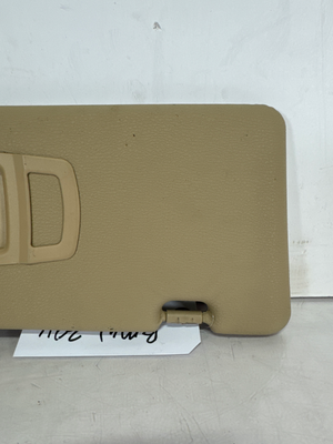 2011-2013 BMW X5 Passenger Right Side Sun Visor (Tan) OEM 51-16-7-278-575