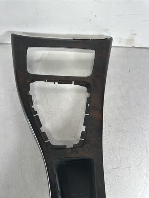 2006 BMW 325xi CENTER CONSOLE SHIFTER TRIM 7129547 A9 OEM 06 07 08 09