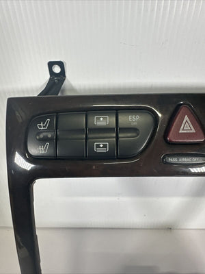 2001-2005 Mercedes-Benz C240 dual zone A/C Auto climate control w wood bezel OEM