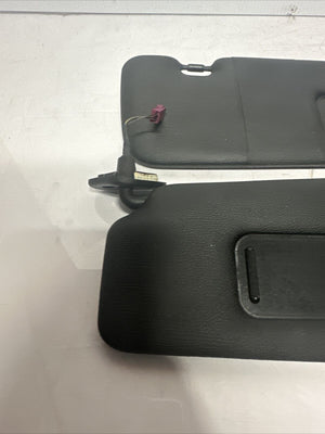 07-13 BMW 335i 328i Front Left Driver Side Sun Visor Sunvisor Black Oem