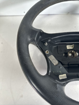 2003 Mercedes C240 4 Spoke Steering Wheel Leather Black OEM