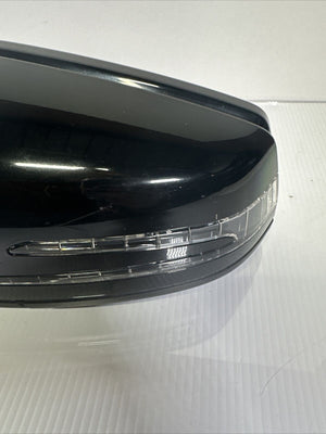 2008-2014 MERCEDES BENZ W204 C250 C300 LEFT DRIVER SIDE DOOR MIRROR BLACK OEM