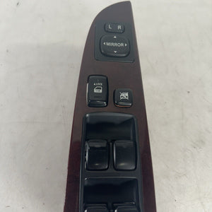 2006-2008 Lexus IS250 IS350 DRIVER LEFT FRONT MASTER WINDOW SWITCH RED WOOD OEM