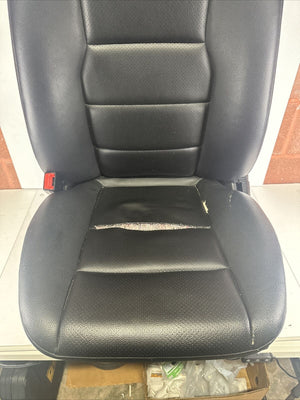 2013 MERCEDES BENZ C300 FRONT SEAT LEFT DRIVER BLACK LEATHER COMPLETE OEM