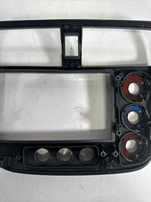 01 02 03 04 05 Honda Civic Dash Radio Bezel Climate Control Black OEM