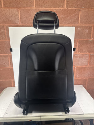 2013 MERCEDES BENZ C300 FRONT SEAT LEFT DRIVER BLACK LEATHER COMPLETE OEM