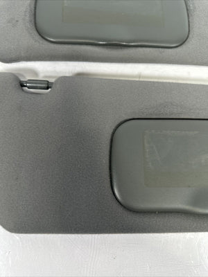 2001-2005 Honda Civic Driver & Passenger Side Sun Visor Set Pair Dark Gray