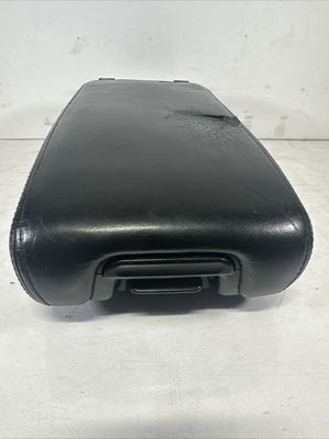 98-05 LEXUS GS300 GS430 CENTER CONSOLE ARM REST LID BLACK LEATHER OEM