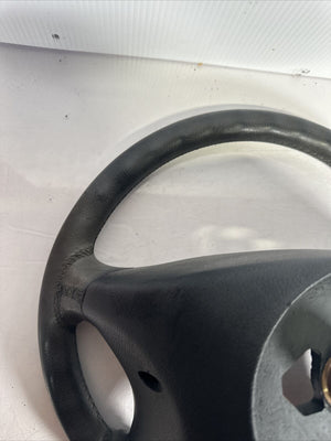 2003 Mercedes C240 4 Spoke Steering Wheel Leather Black OEM