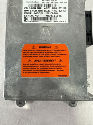 A221 870 87 26 MERCEDES-BENZ COMMUNICATION CONTROL MODULE UNIT OEM