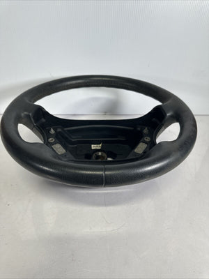 2003 Mercedes C240 4 Spoke Steering Wheel Leather Black OEM