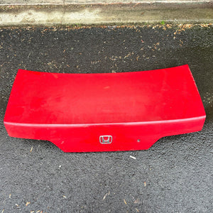 1997-2001 Honda Prelude OEM Rear Back Trunk Lid Hatch Tailgate Cover Red