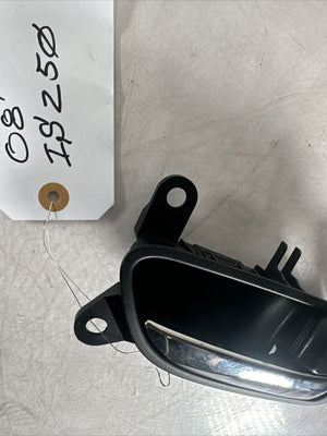 06-13 LEXUS IS250 IS350 RIGHT REAR PASSENGER SIDE INTERIOR DOOR HANDLE OEM