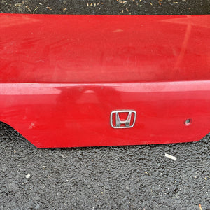 1997-2001 Honda Prelude OEM Rear Back Trunk Lid Hatch Tailgate Cover Red