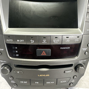 06-09 LEXUS IS350 IS250 FRONT NAVIGATION RADIO GPS STEREO HEADUNIT SCREEN NICE!