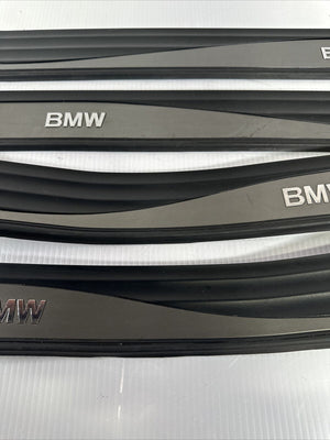 BMW DOOR SILL SCUFF ENTRANCE COVER SET FRONT REAR LEFT RIGHT E60 5 SERIES 04-10