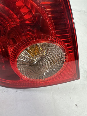 2005-2008 Toyota Corolla Passenger Left LH Side Halogen Tail Light OEM