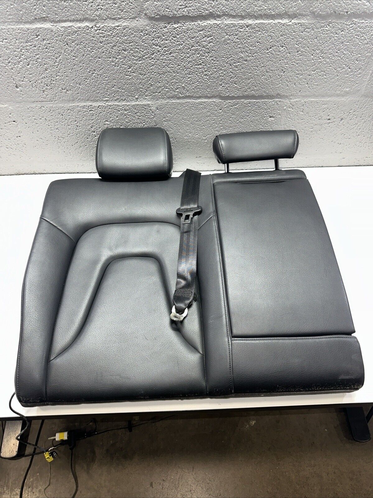 2009-2016 AUDI A4 REAR RIGHT UPPER SEAT BACK LEATHER CUSHION OEM