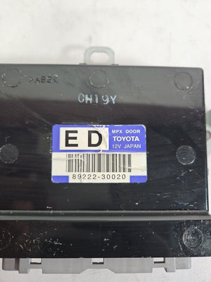 98-05 Lexus GS300 GS330 GS430 Driver Door Multiplex Control Module 89222-30020